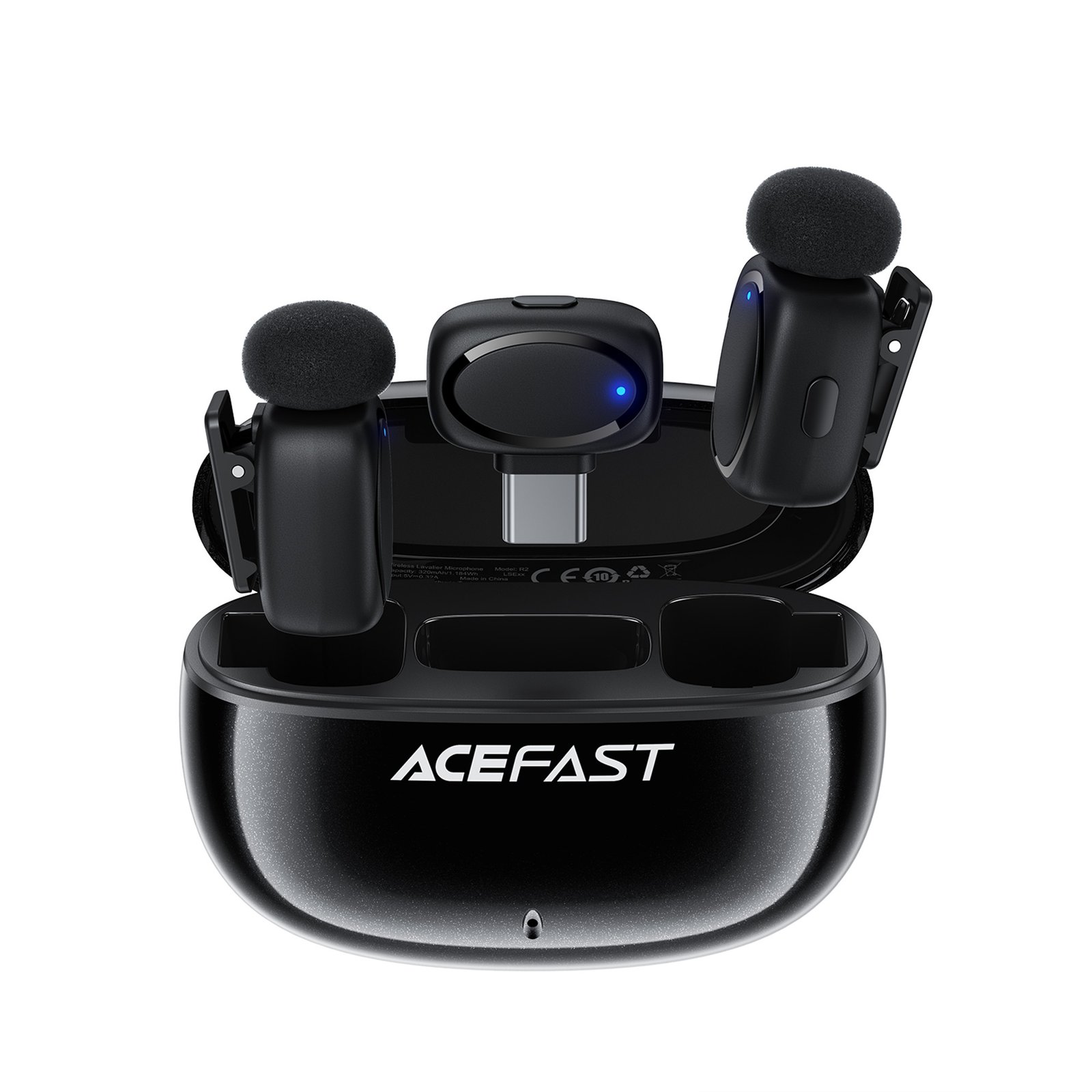 3 ACEFAST Wireless Lavalier Dual Microphone R2 - الصورة 1