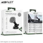 ⁦ACEFAST Telescopic Magnetic Suction Cup Car Holder D45⁩ - الصورة ⁦6⁩
