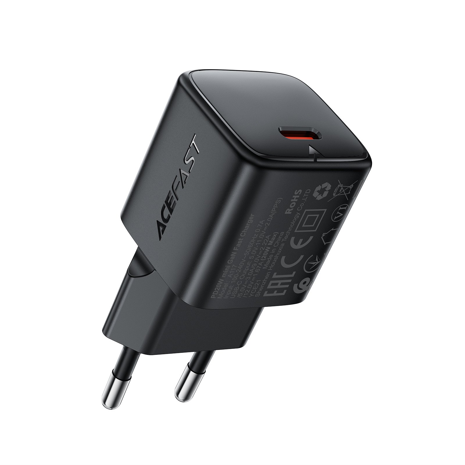 1 A117 PD20W mini GaN fast charger with usb-c to usb-lightning - الصورة 1